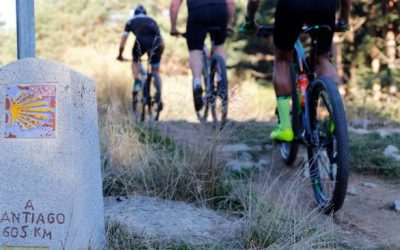 La prueba de cicloturismo, única en el mundo, consta de ocho etapas por el Camino de Santiago